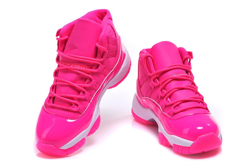 air jordans 11 (XI) women shoes-peach/white